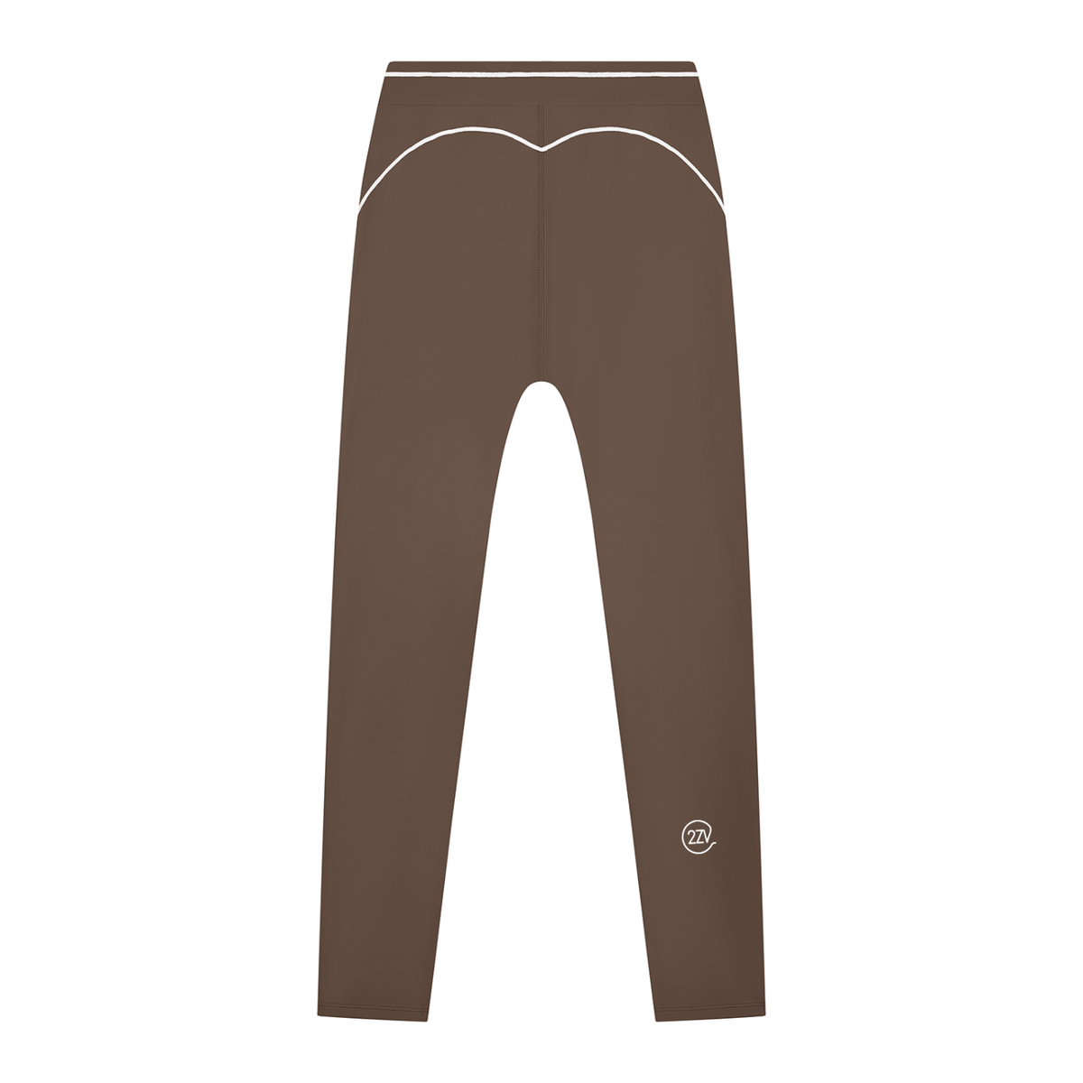 Stride Topstitch Leggings in Coffee, women's activewear
