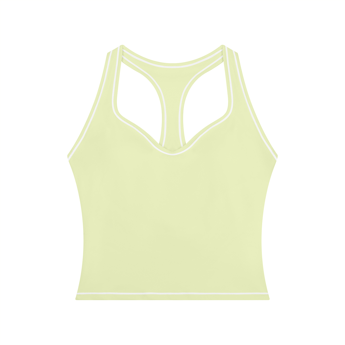 Stride Topstitch Crop Tank, women's activewear, view 3