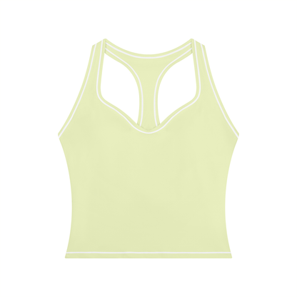 Stride Topstitch Crop Tank, women's activewear, view 3