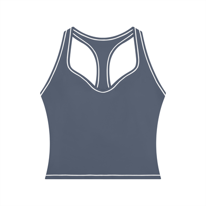 Stride Topstitch Crop Tank, women's activewear, view 7