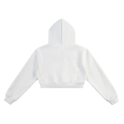 Strong Women Do Hard Things Cropped Hoodie, women's streetwear, view 4