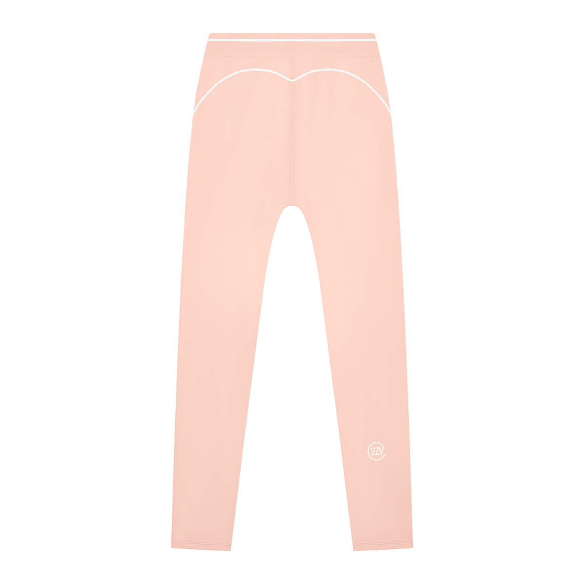 Stride Topstitch Leggings in Light Pink, women's activewear
