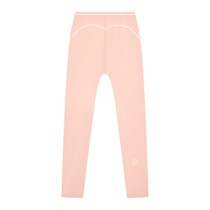 Stride Topstitch Leggings in Light Pink, women's activewear