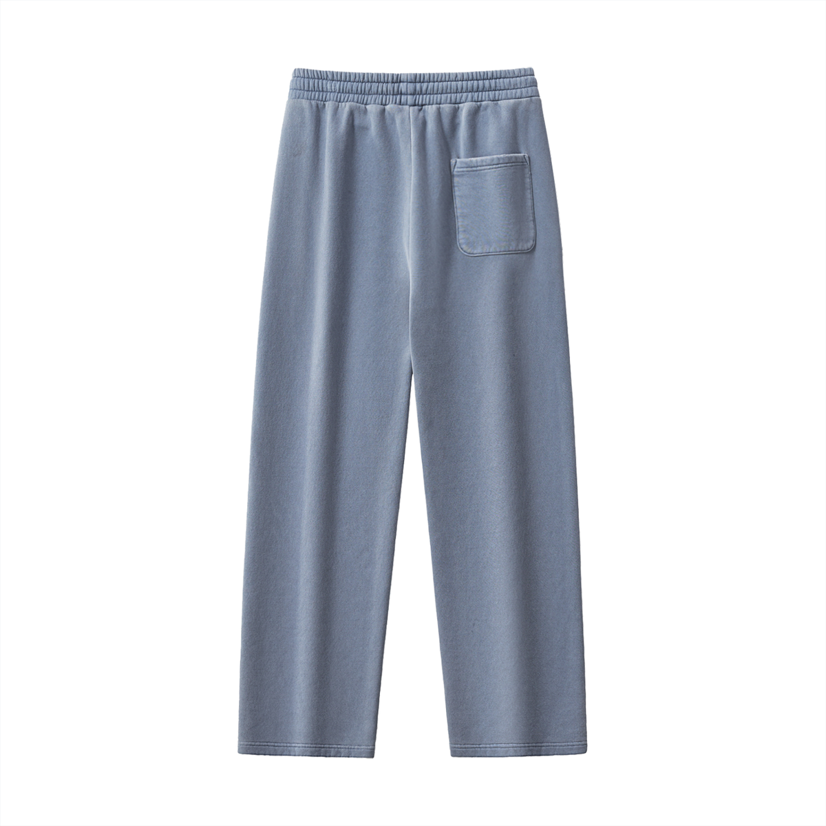 Frayed Wash Fleece Sweatpants, unisex streetwear, view 4