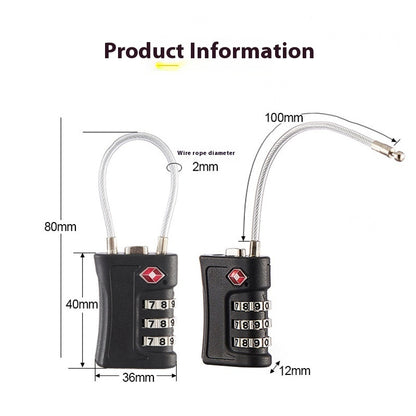 TSA Lock Luggage And Suitcase Storage
