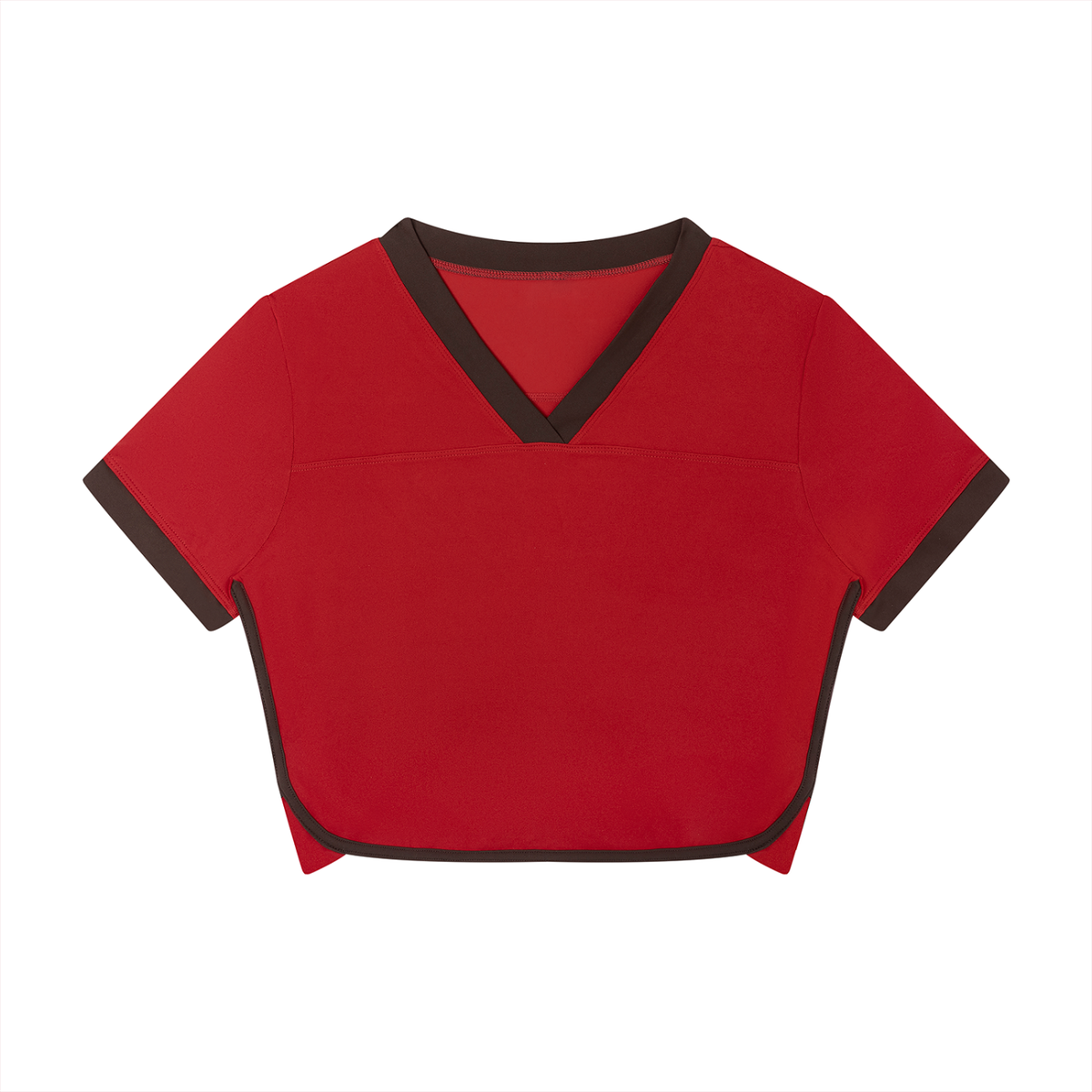 Stride V-Neck Ringer Tee, women's activewear, view 3