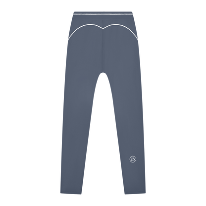 Stride Topstitch Leggings in Haze Blue, women's activewear