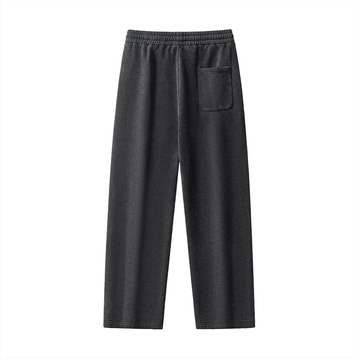 Frayed Wash Fleece Sweatpants, unisex streetwear