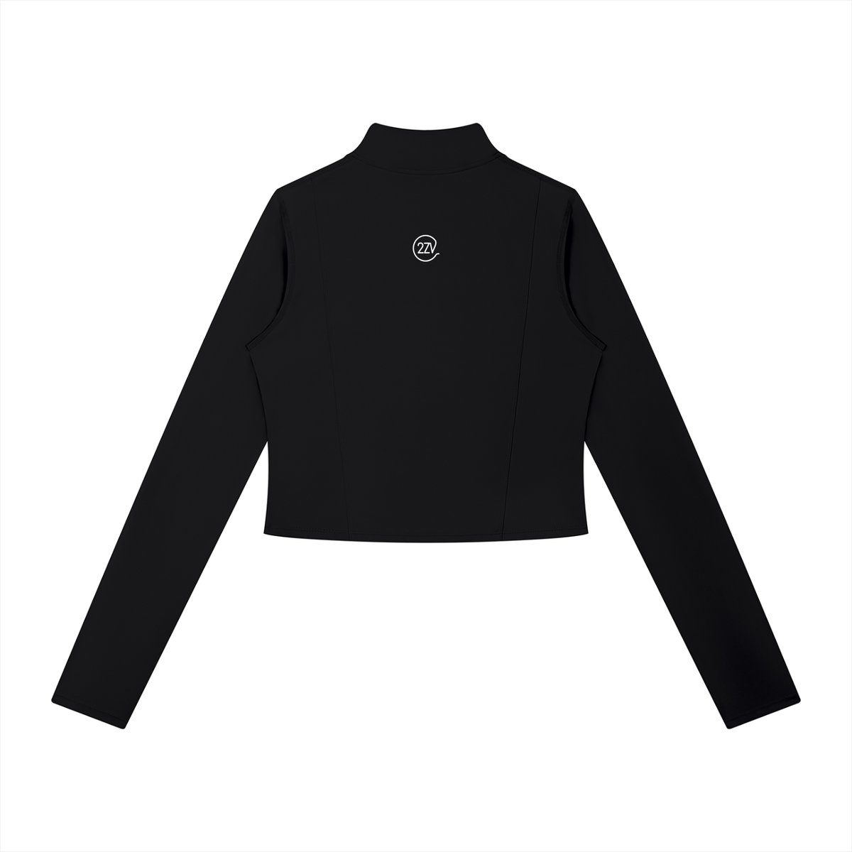 Block Panelled Zip Jacket in Black, women's activewear