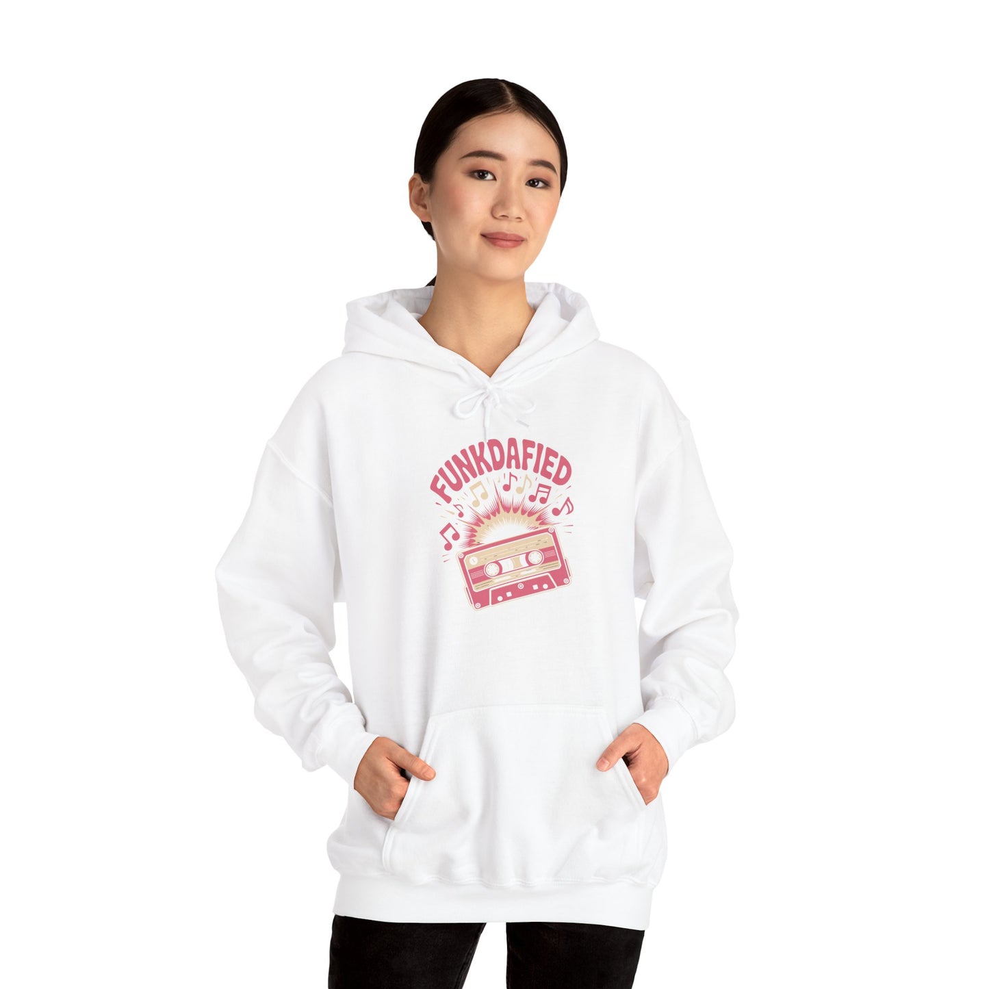 Funkdafied Hoodie with Retro Vibe, Unisex Sweatshirt for Music Lovers, Perfect for Gifting, Cozy Casual Wear, Fun for Festivals