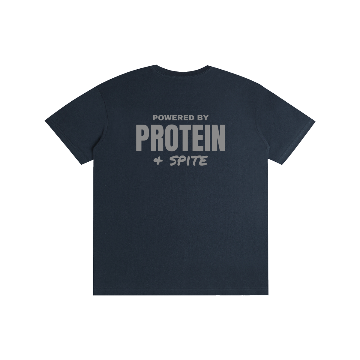 Powered by Protein & Spite funny gym t-shirt, unisex, view 17