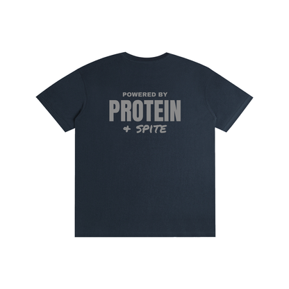 Powered by Protein & Spite funny gym t-shirt, unisex, view 17