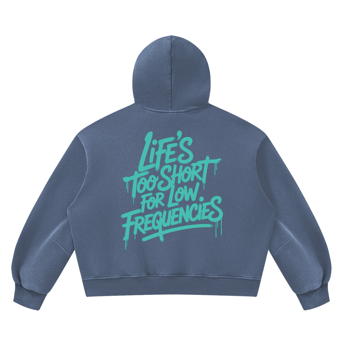 Low Frequencies Vintage Wash Hoodie, unisex streetwear, view 13