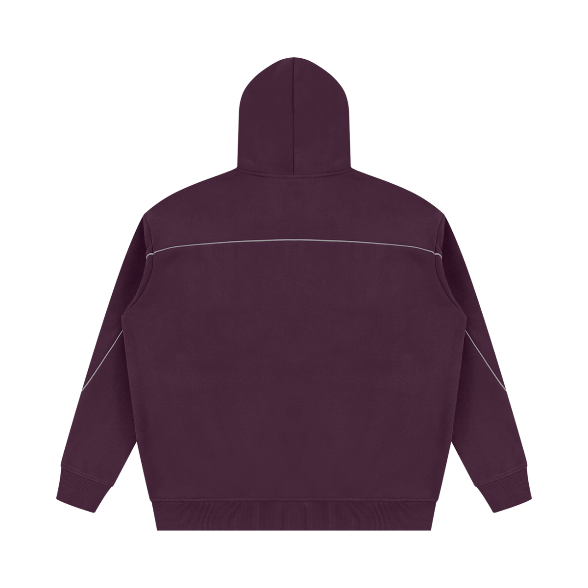 Essential Piping Fleece Hoodie, unisex streetwear