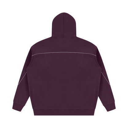 Essential Piping Fleece Hoodie, unisex streetwear