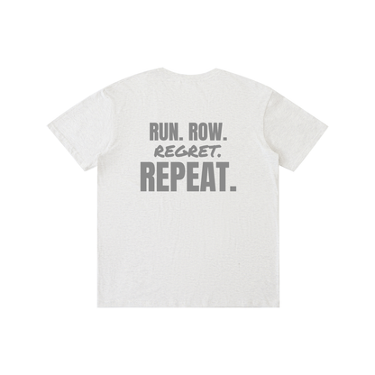 Run Row Regret Repeat funny gym t-shirt, unisex, view 4