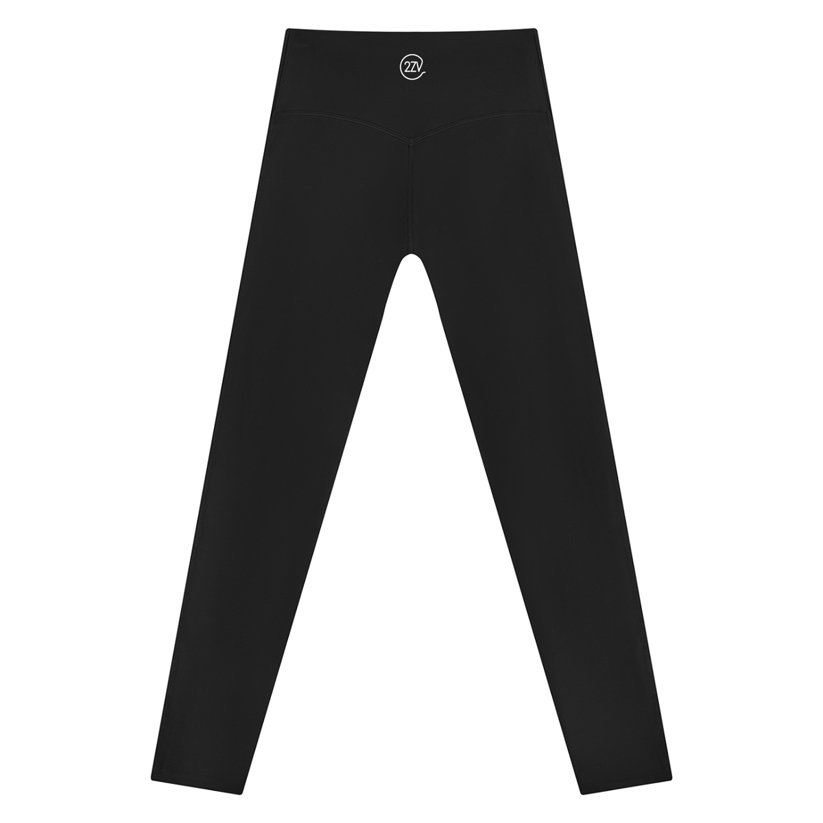 Stride Side-Stripe Leggings in Black with White, women's activewear