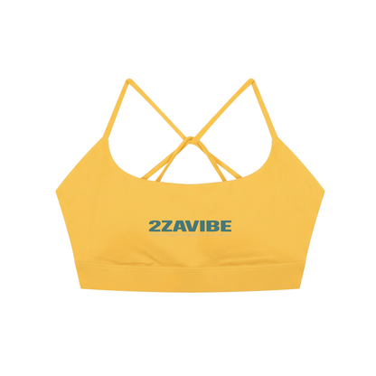 Strappy Criss Cross Yoga Sports Bra