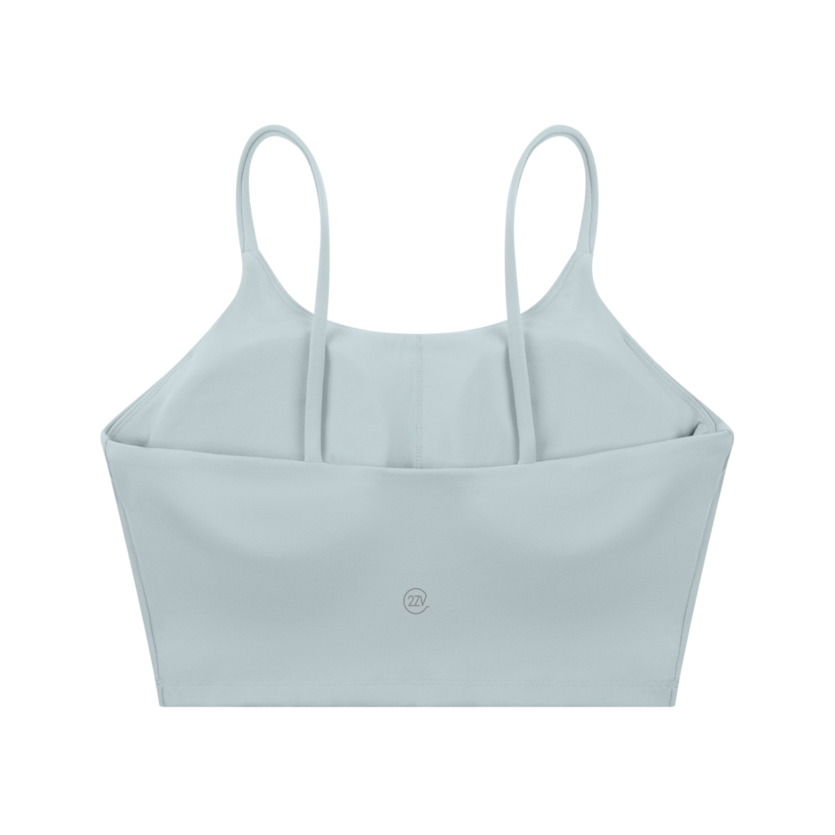 Tandem Spaghetti Strap Sports Bra in Haze Blue, women's activewear
