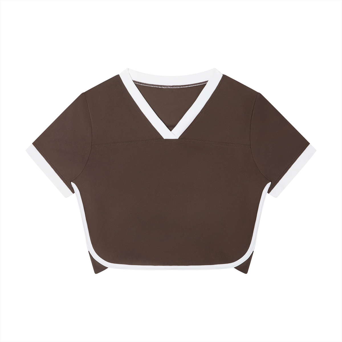 Stride V-Neck Ringer Tee, women's activewear, view 4