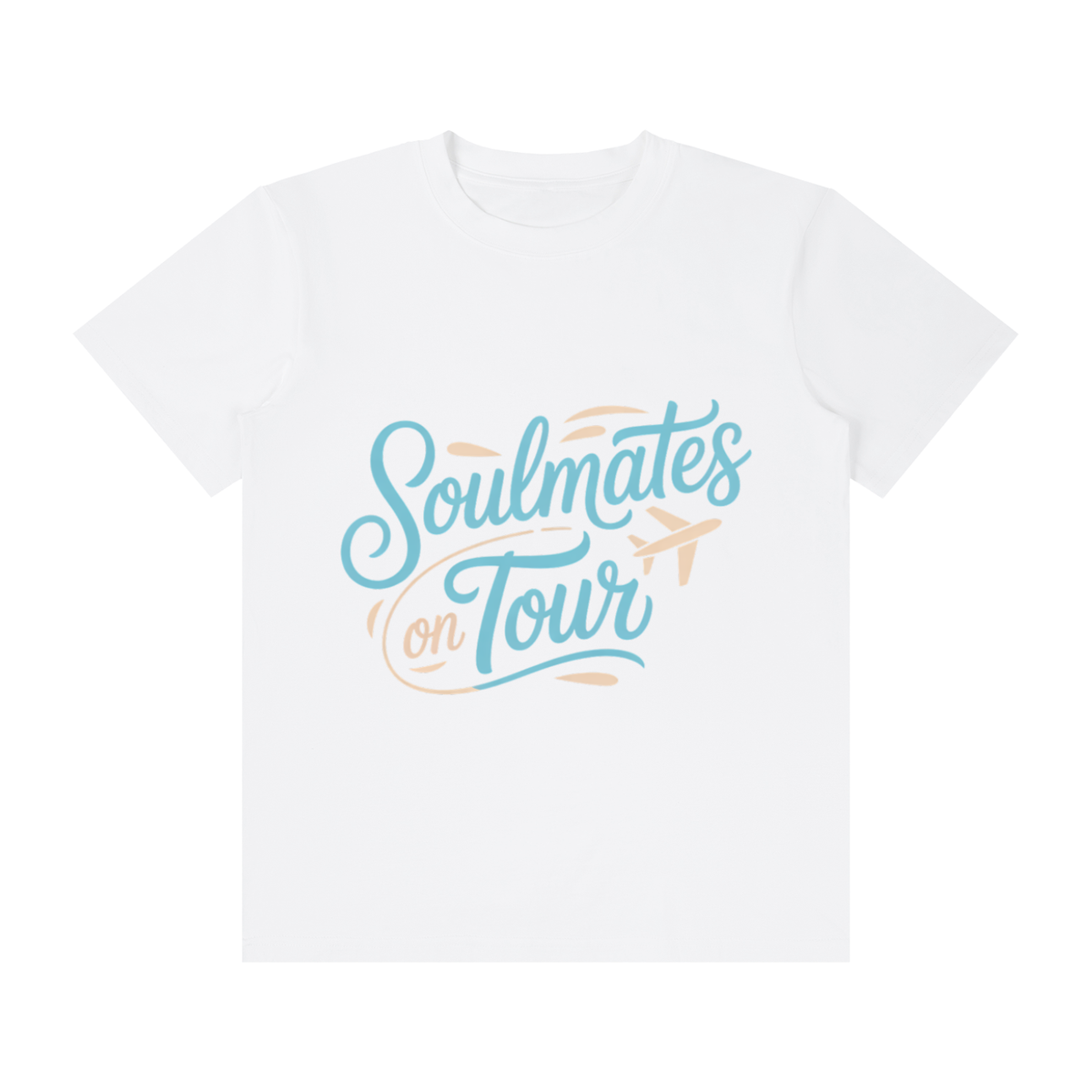 Soulmates on Tour Classic Tee in Lucent White, unisex streetwear