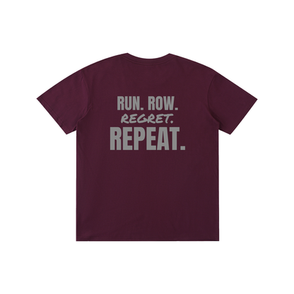 Run Row Regret Repeat funny gym t-shirt, unisex, view 16