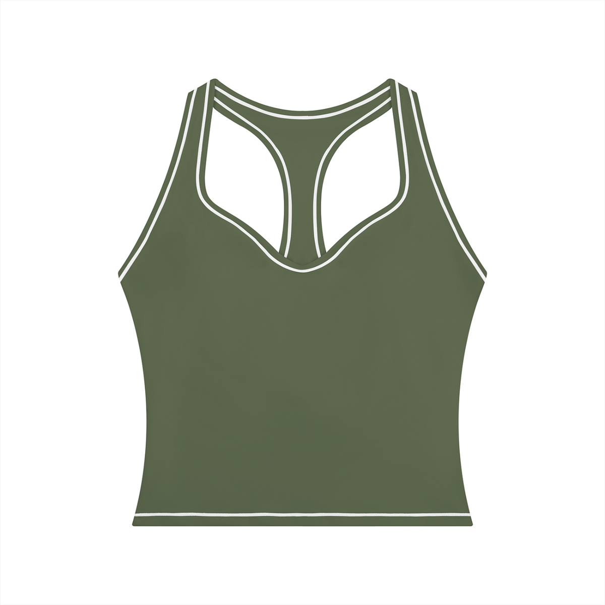 Stride Topstitch Crop Tank, women's activewear, view 6