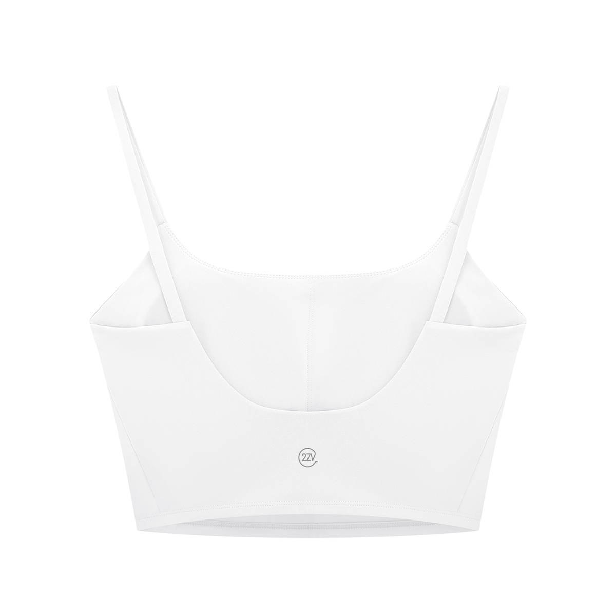 Tandem Essential Sports Bra in White, women's activewear
