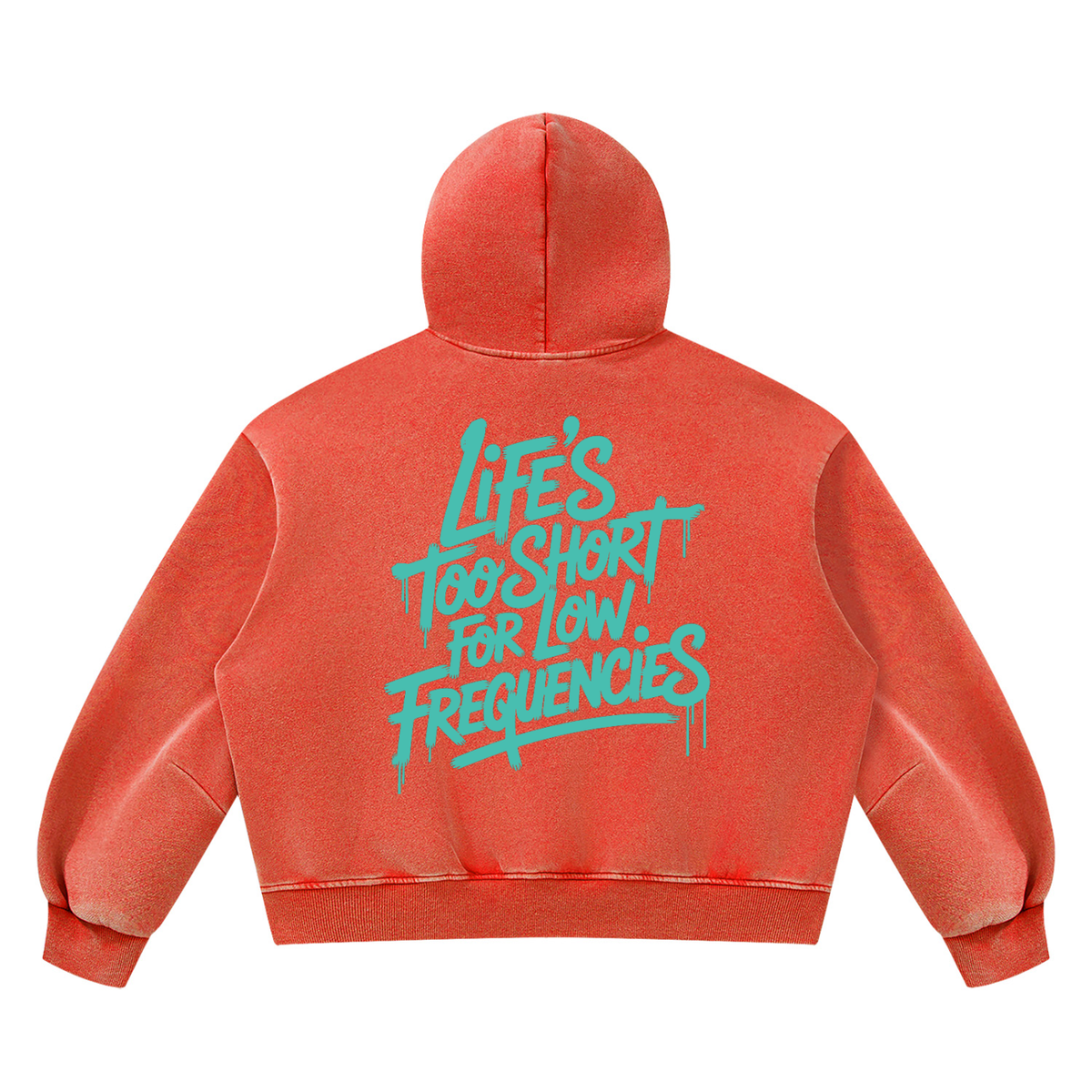 Low Frequencies Vintage Wash Hoodie, unisex streetwear, view 11