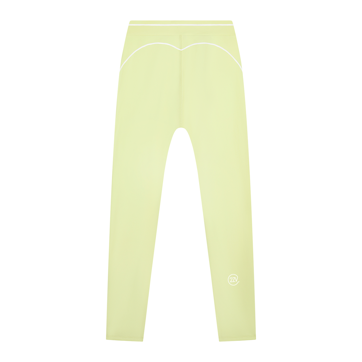 Stride Topstitch Leggings in Light Green, women's activewear