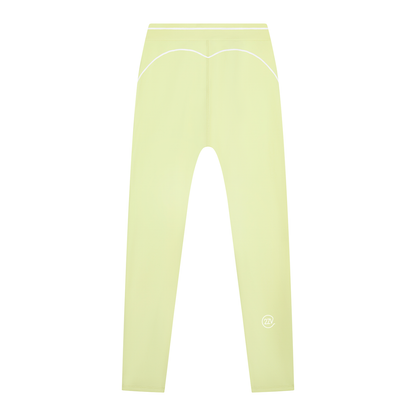 Stride Topstitch Leggings in Light Green, women's activewear