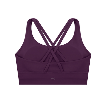 Tandem Strappy Longline Sports Bra, women's activewear, view 9