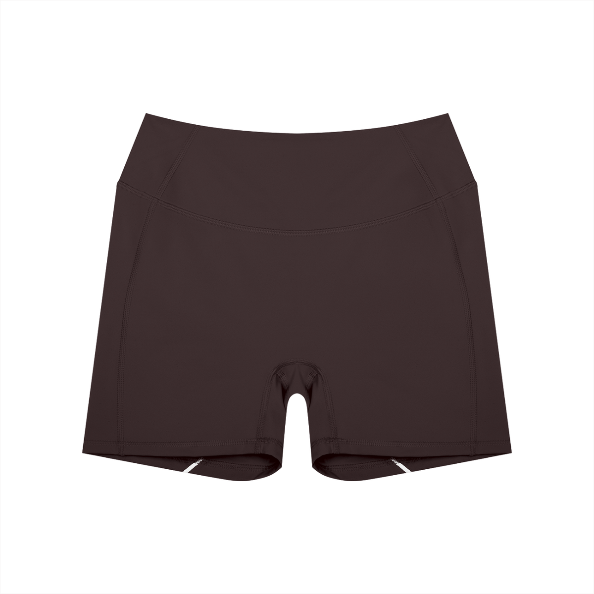 Stride High-Rise Biker Shorts in Brown, women's activewear