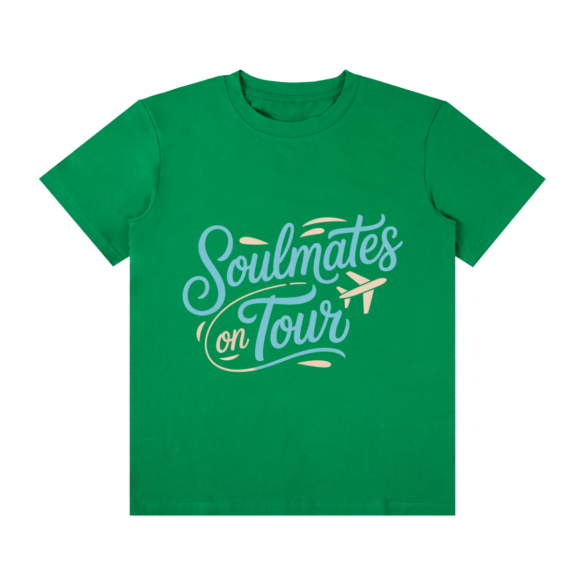 Soulmates on Tour Classic Tee in Fern Green, unisex streetwear