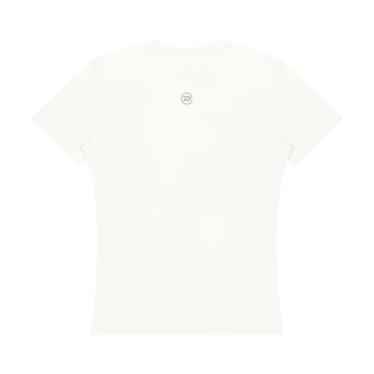 Stride Fitted Training Tee in White, women's activewear