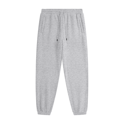 Essential Heavyweight Fleece Joggers in Flower Gray, unisex streetwear