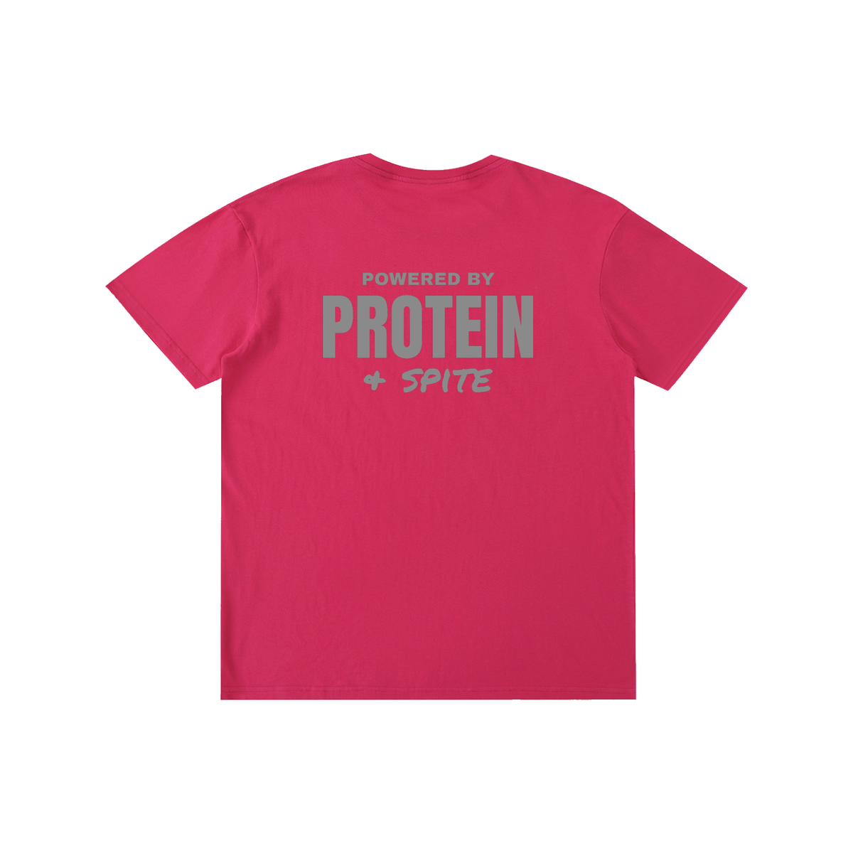 Powered by Protein & Spite funny gym t-shirt, unisex, view 14
