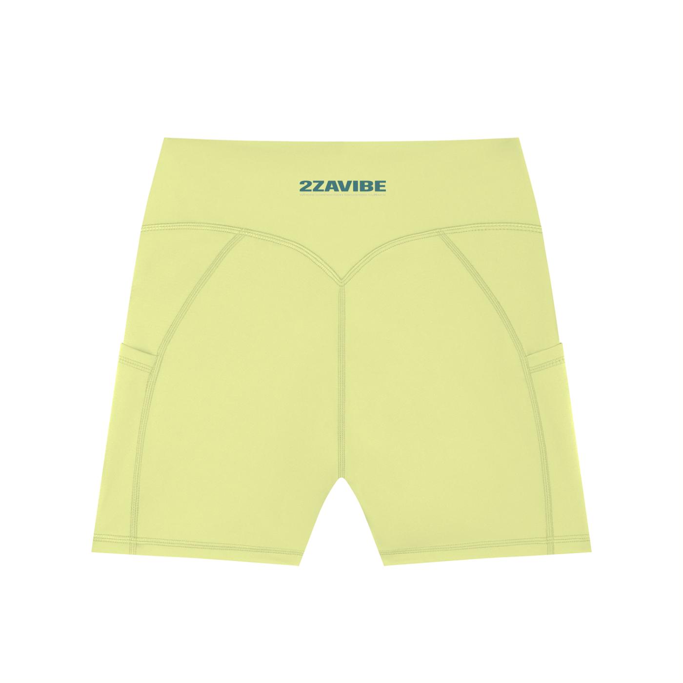 Women's High-Waisted Pocket Biker Shorts