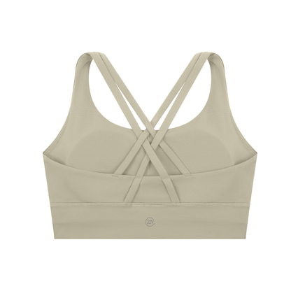 Tandem Strappy Longline Sports Bra, women's activewear, view 4