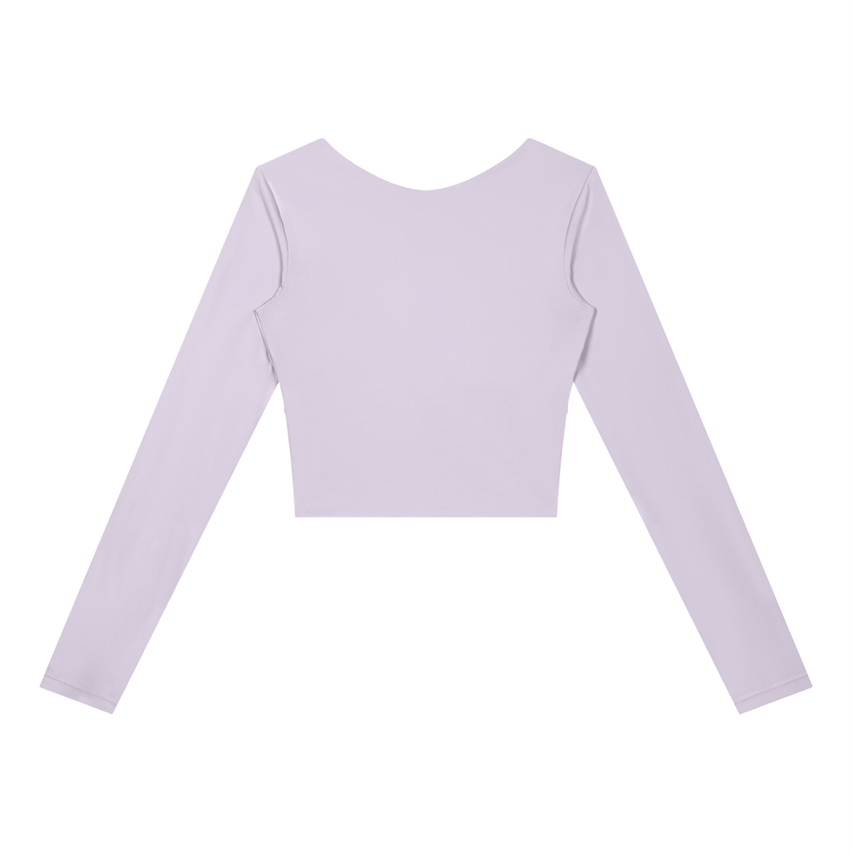Block Long-Sleeve Crop Top, women's activewear