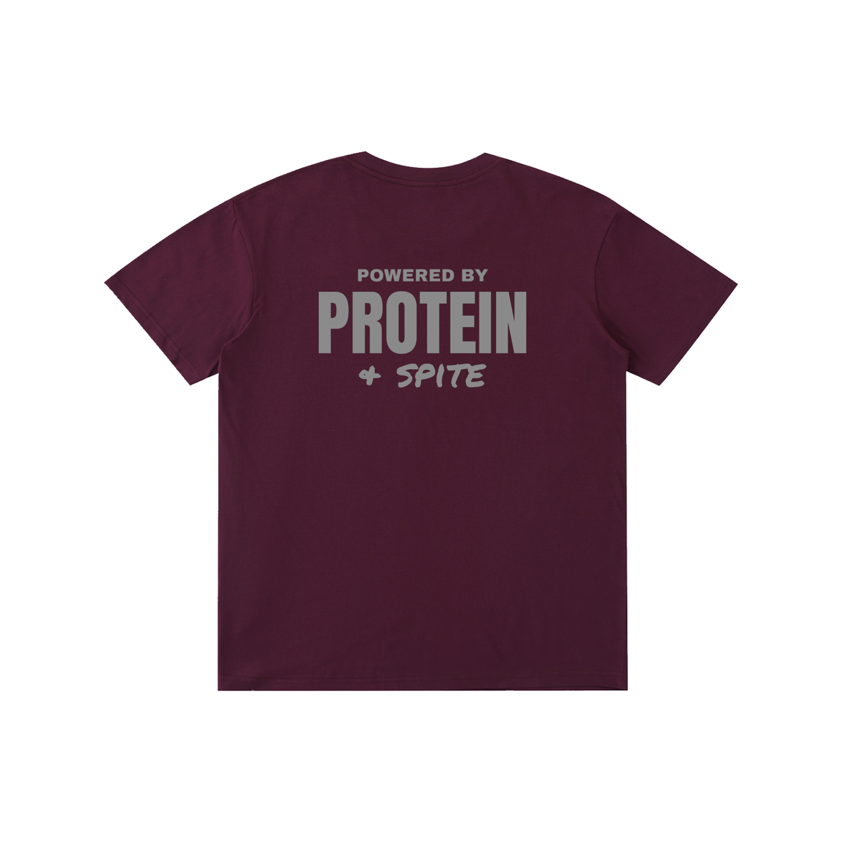 Powered by Protein & Spite funny gym t-shirt, unisex, view 16