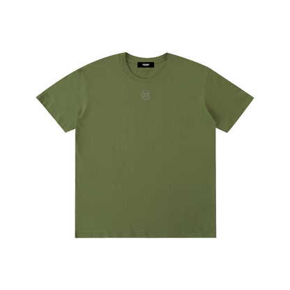 Run Row Regret Repeat funny gym t-shirt in Army Green, unisex