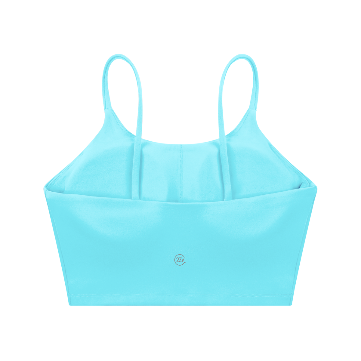Tandem Spaghetti Strap Sports Bra in Lake Blue, women's activewear