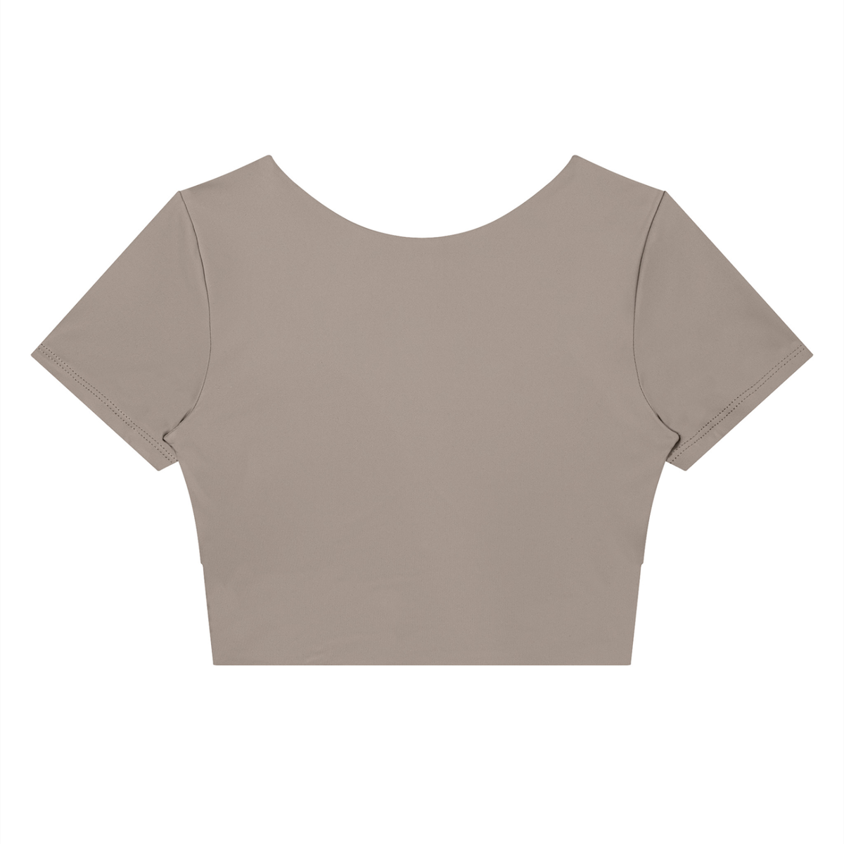 Block Short-Sleeve Crop Top, women's activewear, view 5