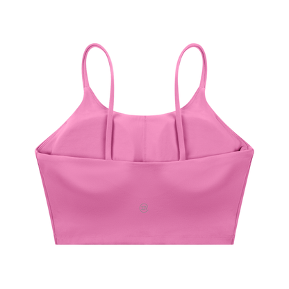 Tandem Spaghetti Strap Sports Bra in Purple, women's activewear