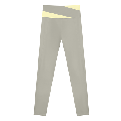 Block Two-Tone Leggings, women's activewear, view 4