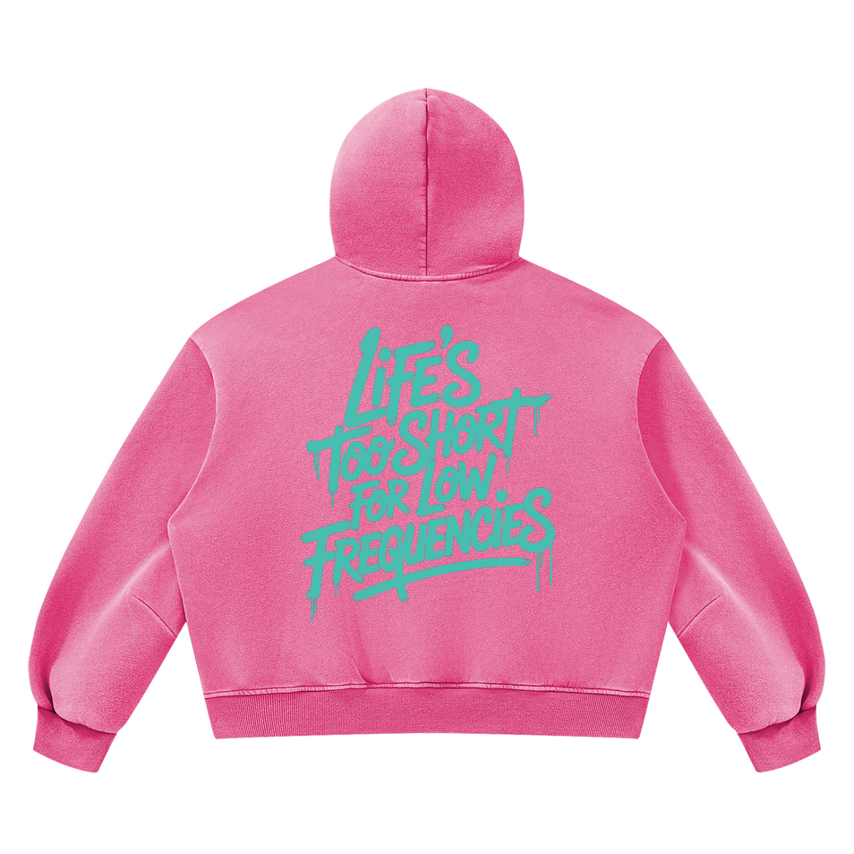 Low Frequencies Vintage Wash Hoodie, unisex streetwear, view 9