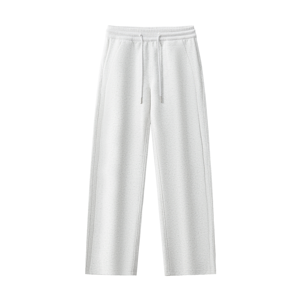 Strong Women Set Straight-Leg Sweatpants in Flower Gray, women's streetwear