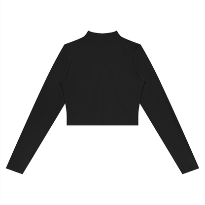 Tandem Cropped Zip Jacket, women's activewear, view 2