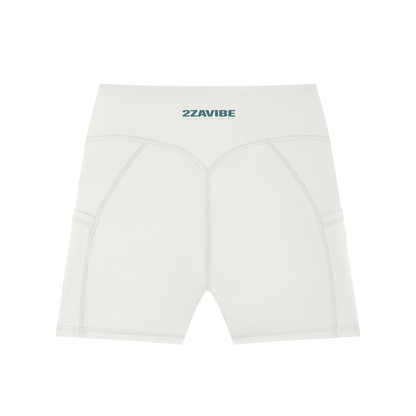 Women's High-Waisted Pocket Biker Shorts